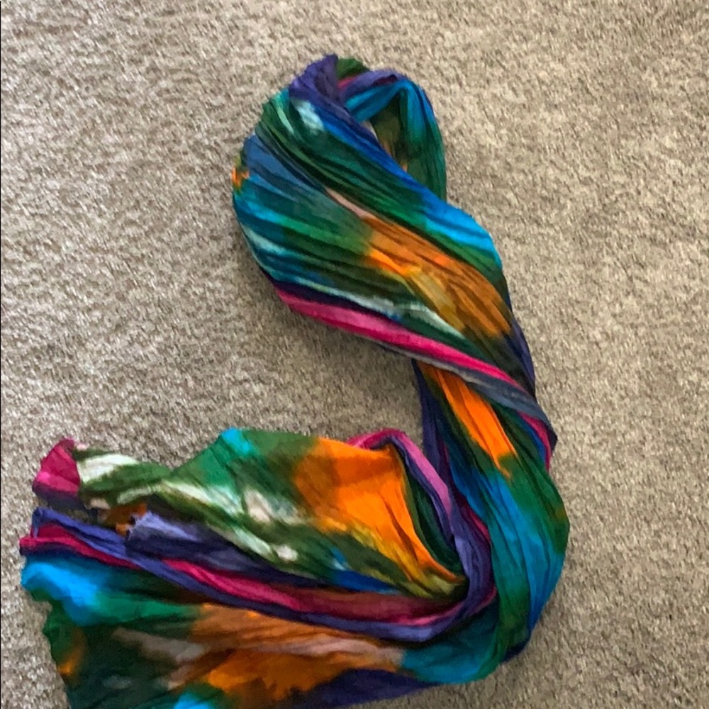 Tie dye scarf